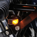 LED-Blinker Paar Daytona D-Light Mini 1 schwarz, Getönt, M8, E-geprüft, 12V/3,4W