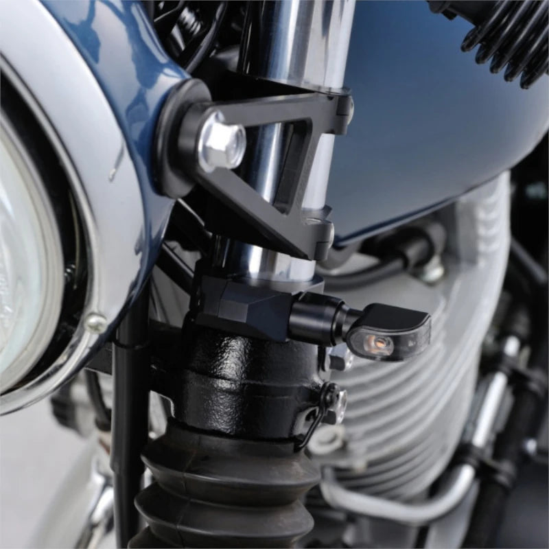 LED-Blinker Paar Daytona D-Light Mini 1 schwarz, Getönt, M8, E-geprüft, 12V/3,4W