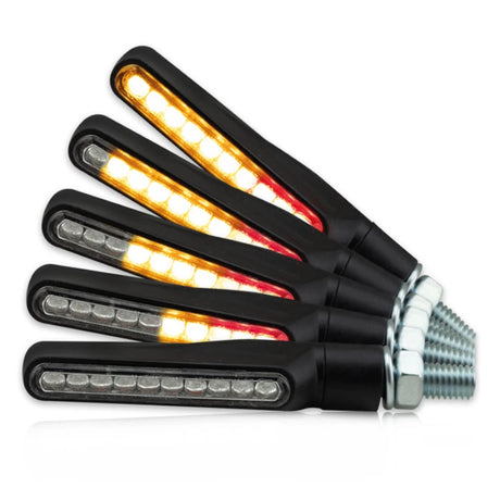 LED Lauflicht Blinker Progress-Line Katana mit Rück- & Bremslicht, E-geprüft
