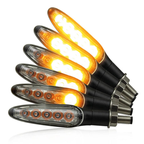 LED Lauflicht Blinker Progress-Line Runner NG schwarz, Klar, E-geprüft, 12V 2,2W