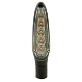 LED-Lauflichtblinker Progress-Line Runner NG schwarz, Klar, E-geprüft, 12V/2,2W