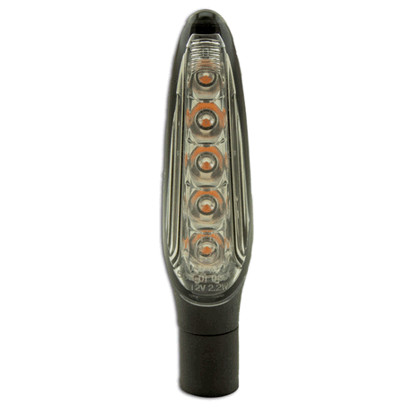 LED Lauflicht Blinker Progress-Line Runner NG schwarz, Klar, E-geprüft, 12V 2,2W