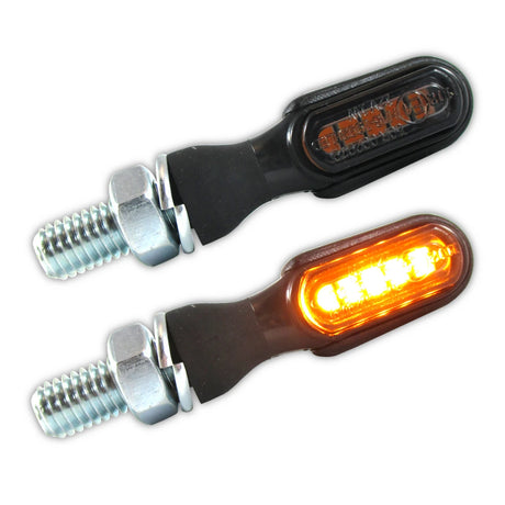 LED Blinker Progress-Line Heat 2, Schwarz, Getönt, E-geprüft