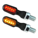 LED-Blinker mit Rück- & Bremslicht Progress-Line Heat 2 3in1, Schwarz, E-geprüft
