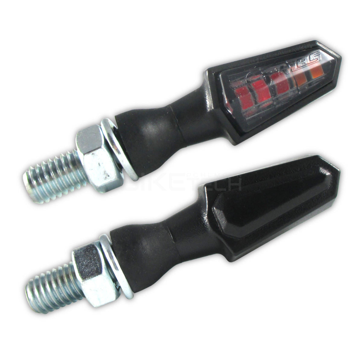 SMD Blinker PIKE mit Rücklicht und Bremslicht, schwarz