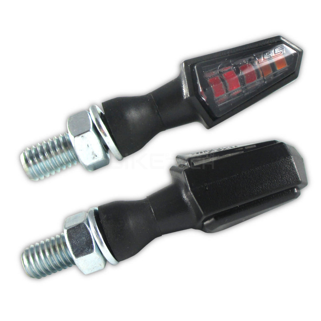 SMD Blinker PIKE mit Rücklicht und Bremslicht, schwarz