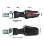 SMD Blinker PIKE mit Rücklicht und Bremslicht, schwarz
