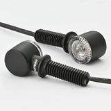 LED-Blinker Paar Daytona D-Light Mini 2 schwarz, Klar, M8, E-geprüft, 12V/3,4W