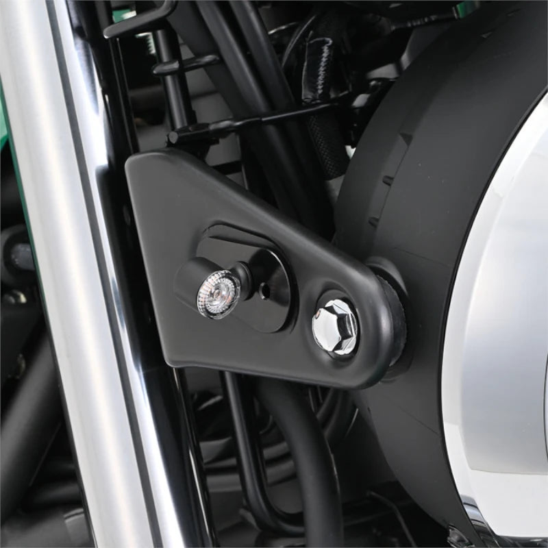 LED-Blinker Paar Daytona D-Light Mini 2 schwarz, Klar, M8, E-geprüft, 12V/3,4W