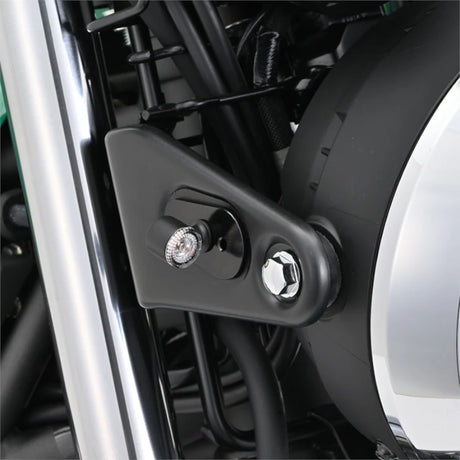 LED-Blinker Paar Daytona D-Light Mini 2 schwarz, Klar, M8, E-geprüft, 12V/3,4W