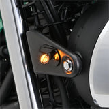 LED-Blinker Paar Daytona D-Light Mini 2 schwarz, Klar, M8, E-geprüft, 12V/3,4W