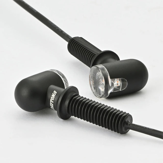 LED-Blinker Paar Daytona D-Light Mini 3 schwarz, Klar, M8, E-geprüft, 12V/3,4W