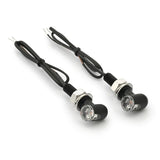 LED-Blinker Paar Daytona D-Light Mini 3 schwarz, Klar, M8, E-geprüft, 12V/3,4W