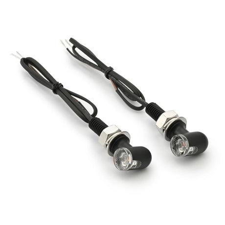 LED-Blinker Paar Daytona D-Light Mini 3 schwarz, Klar, M8, E-geprüft, 12V/3,4W