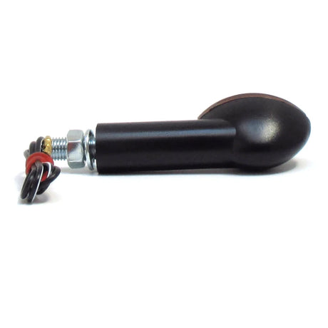 Mini Blinker Progress-Line Micro, Schwarz, Getönt, Langer Arm, E-geprüft, 21W