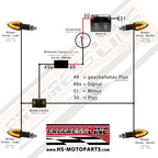 LED Blinkrelais PROGRESS LINE Universal mit Rundstecker