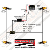 LED Blinkrelais PROGRESS LINE Universal mit Rundstecker