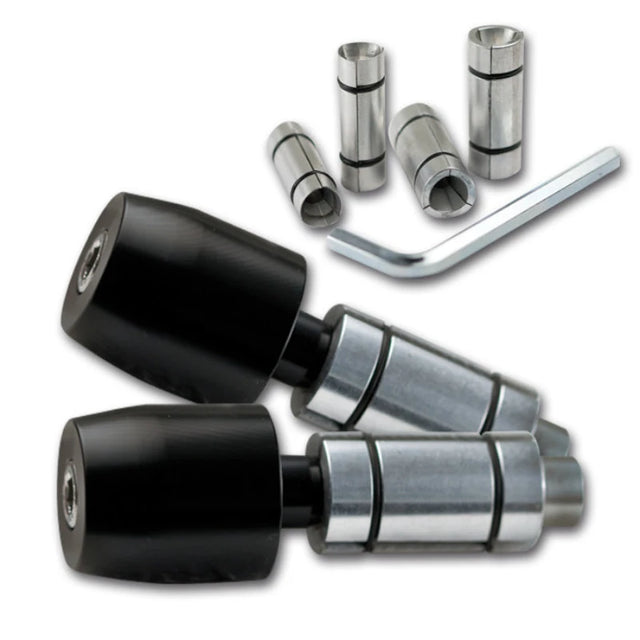Lenkergewichte MULTI schwarz, Klemmbereich 11-23 mm