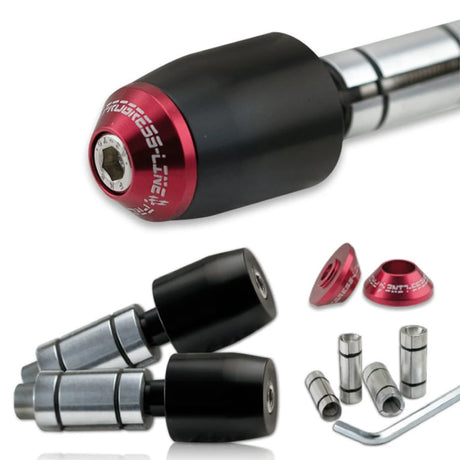 Lenkergewichte MULTI, Rot, Klemmbereich 11-23 mm