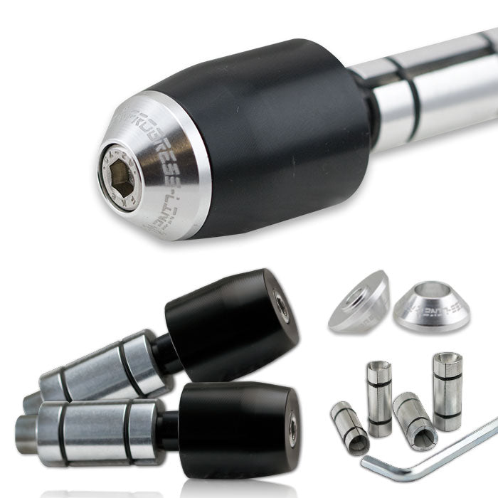 Lenkergewichte MULTI, silber, Klemmbereich 11-23 mm