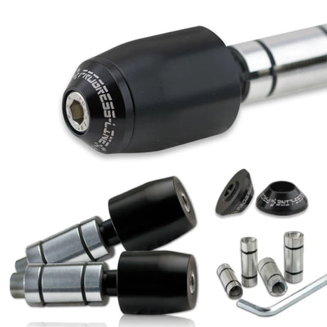 Lenkergewichte MULTI, Schwarz, Klemmbereich 11-23 mm