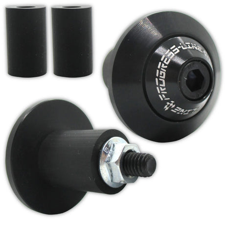 Lenkergewichte DISC, Schwarz, Klemmbereich 14-19 mm