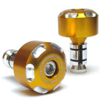 Lenkergewichte LOGO, gold, Klemmbereich 14-19 mm