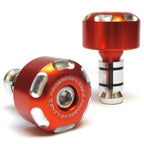 Lenkergewichte LOGO, orange, Klemmbereich 14-19 mm