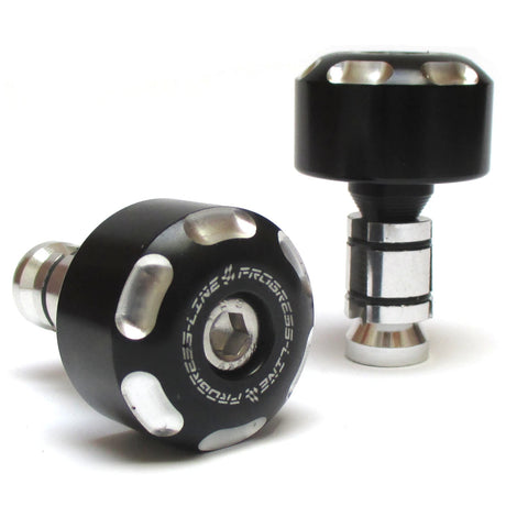 Lenkergewichte LOGO, Schwarz, Klemmbereich 14-19 mm