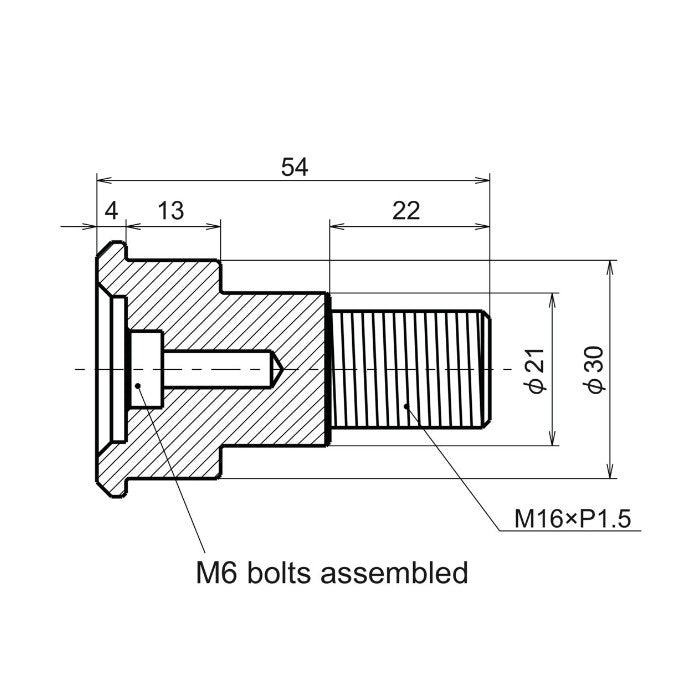 Lenkerendenspiegel Adapter YAMAHA M16