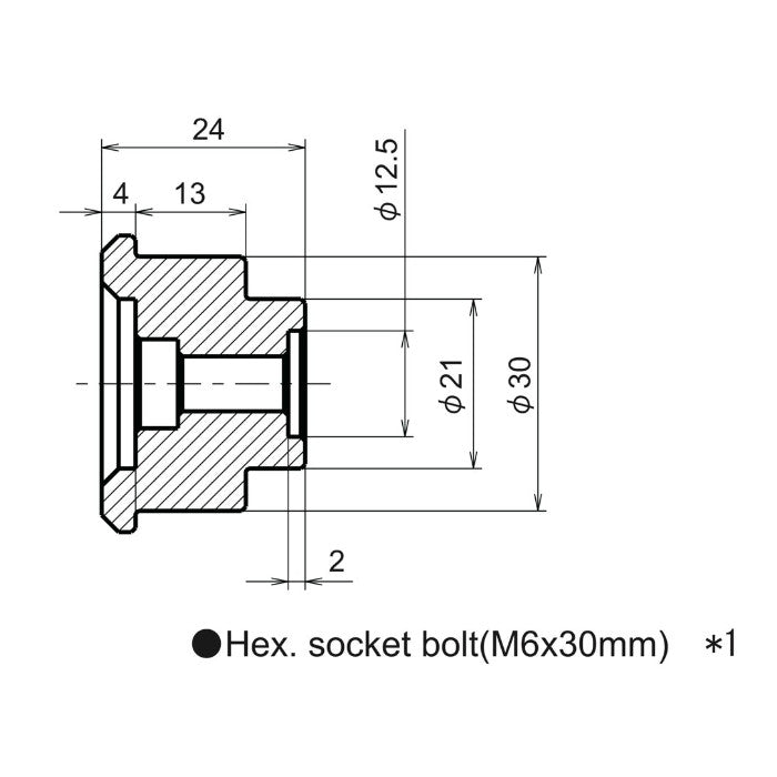 Lenkerendenspiegel Adapter YAMAHA M6
