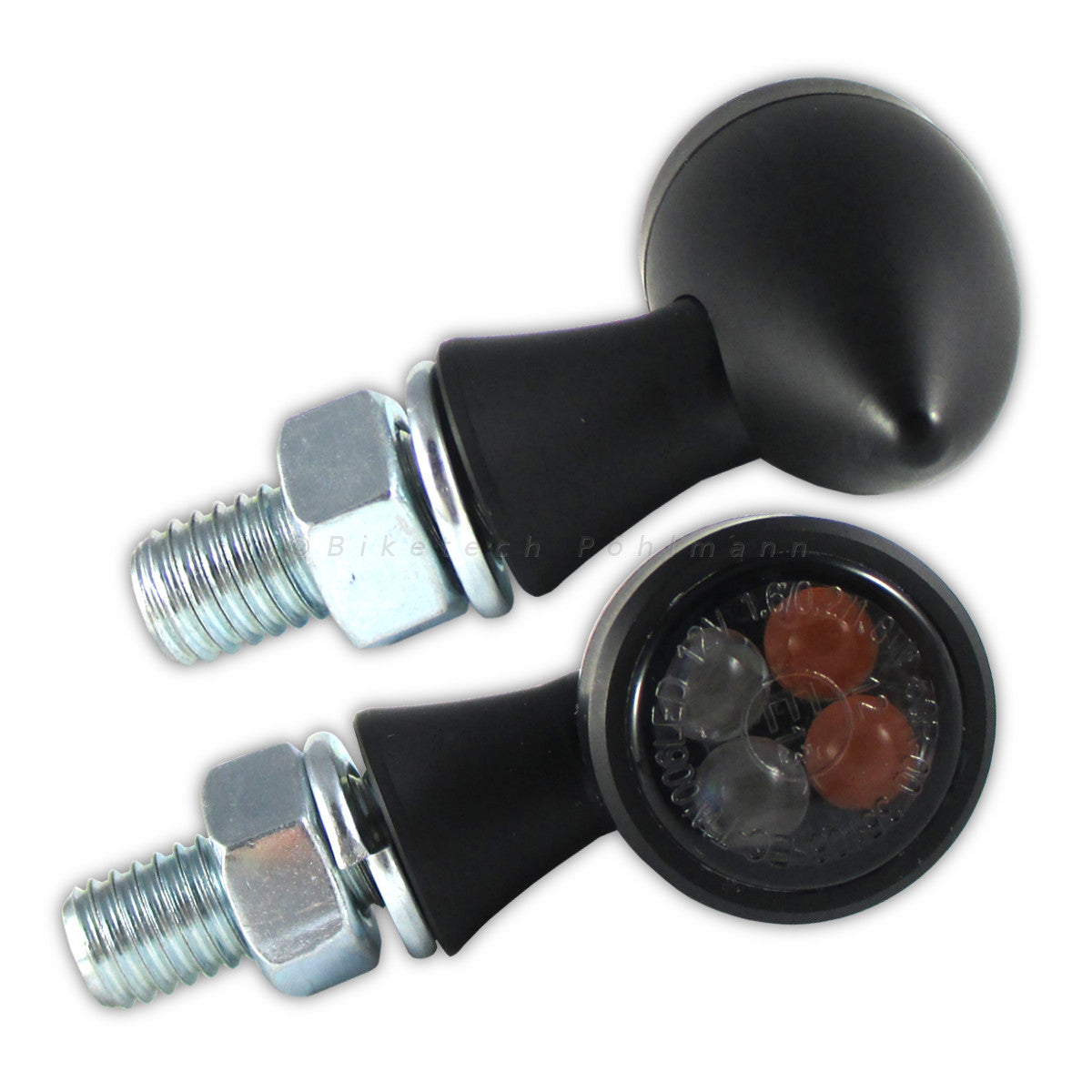 SMD Blinker ZERO mit Rücklicht und Bremslicht, schwarz