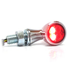 SMD Blinker ZERO mit Rücklicht und Bremslicht, chrom
