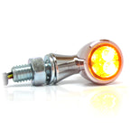 SMD Blinker ZERO mit Rücklicht und Bremslicht, chrom