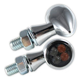 LED-Blinker mit Rück- & Bremslicht Progress-Line Zero 3in1, Chrom, E-geprüft