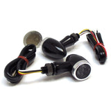 LED-Blinker mit Rück- & Bremslicht Progress-Line Jack 3in1, Schwarz/Silber