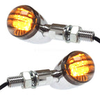 LED Blinker BULLET, chrom