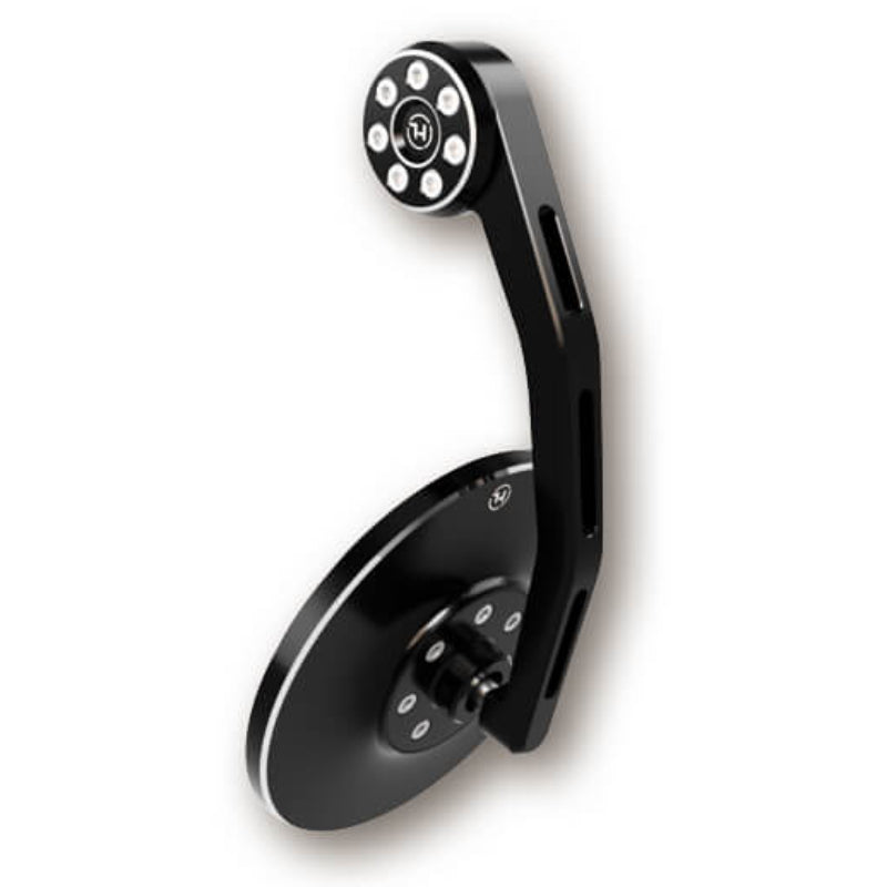 Lenkerendenspiegel HIGHSIDER CONERO EVO, schwarz, Klemmbereich 12-22 mm