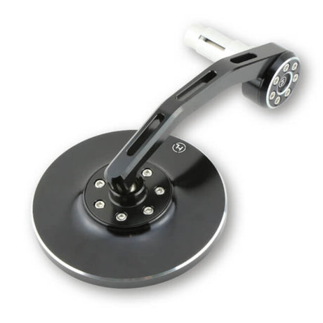 Lenkerendenspiegel HIGHSIDER CONERO EVO, schwarz, Klemmbereich 12-22 mm