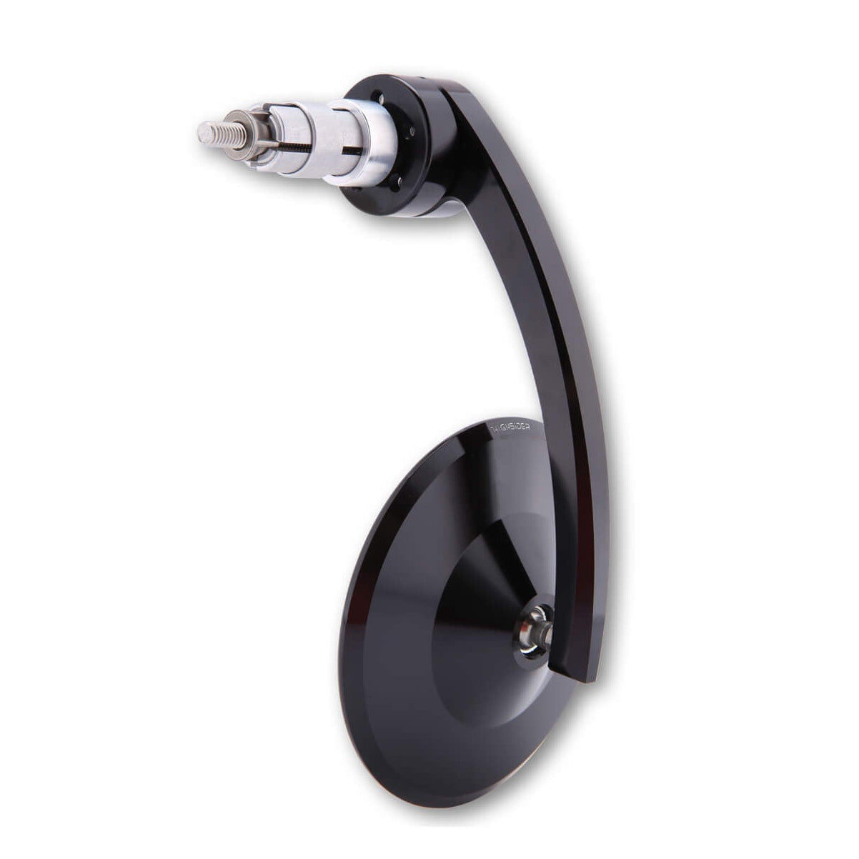 Lenkerendenspiegel HIGHSIDER MONTANA EVO, schwarz, Klemmbereich 12-22 mm