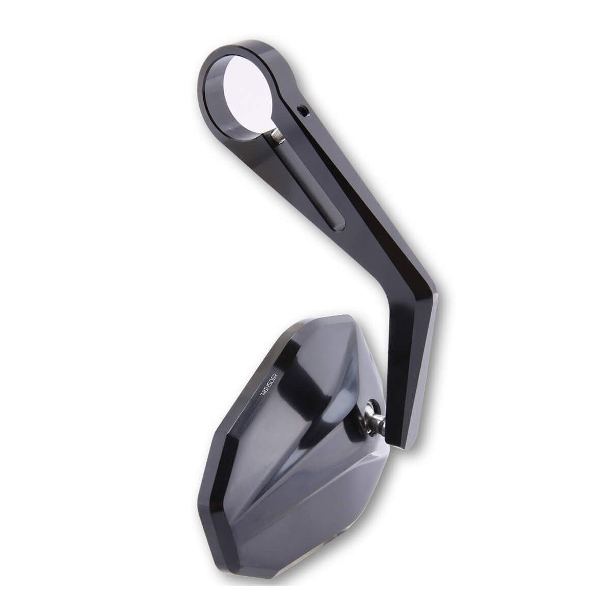 Lenkerendenspiegel HIGHSIDER VICTORY lang, schwarz, Aufnahme Ø 30 x B 12 mm