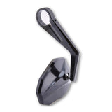 Lenkerendenspiegel HIGHSIDER VICTORY lang, schwarz, Aufnahme Ø 30 x B 12 mm