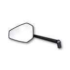 Lenkerspiegel SHIN YO SURFACE, schwarz matt, E-geprüft, M10 Gewinde