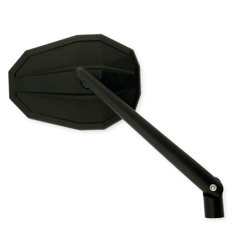 Lenkerspiegel Highsider Smart Straight, Schwarz, Alu & ABS, E-geprüft, M10