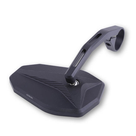 Lenkerendenspiegel HIGHSIDER VICTORY-X, schwarz, Aufnahme Ø 30 x B 12 mm