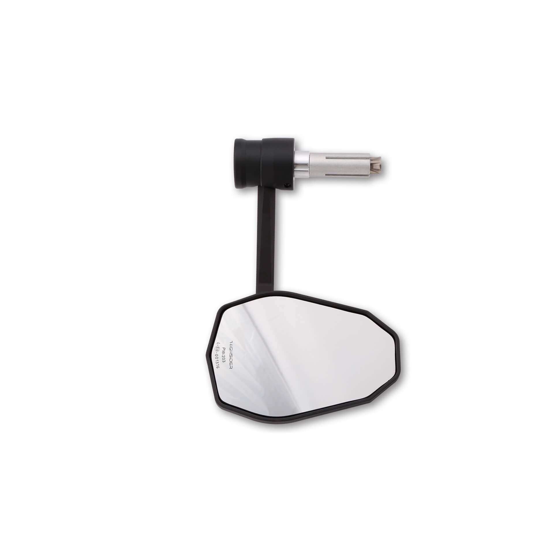 Lenkerendenspiegel HIGHSIDER VICTORY-X RIM mit LED Blinker, Klemmbereich 12-22 mm