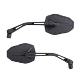 Lenkerspiegel Highsider VICTORY-SLIM, Alu schwarz, E-geprüft, M10 Gewinde
