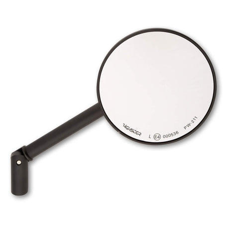 Lenkerspiegel HIGHSIDER CONERO BLACK EDITION, schwarz matt, E-geprüft, M10 Gewinde