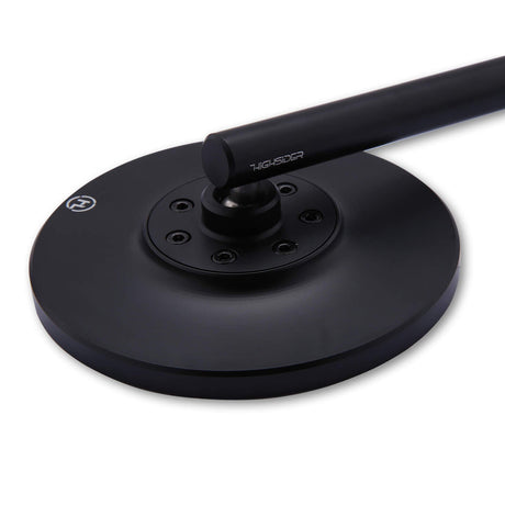 Lenkerspiegel HIGHSIDER CONERO BLACK EDITION, schwarz matt, E-geprüft, M10 Gewinde