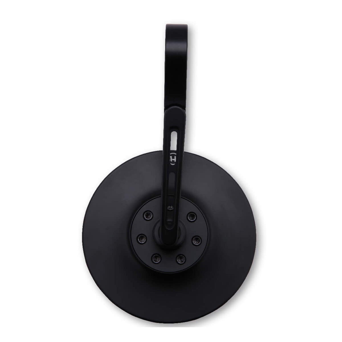 Lenkerendenspiegel HIGHSIDER CONERO 2 Black Edition kurz, schwarz, Aufnahme Ø 30 x B 12 mm